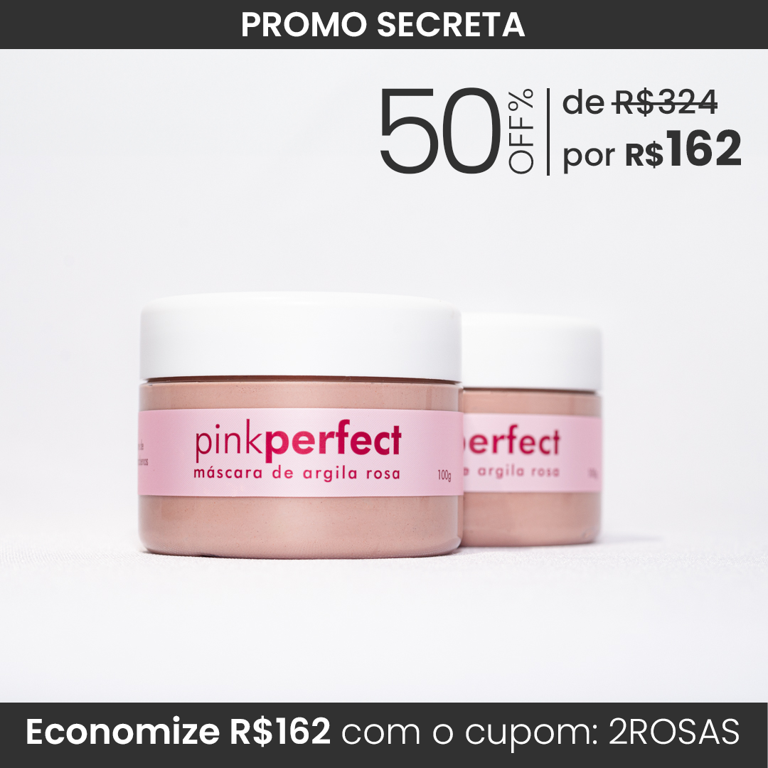 Máscara de Argila Rosa Antiacne (Mês do Consumidor)