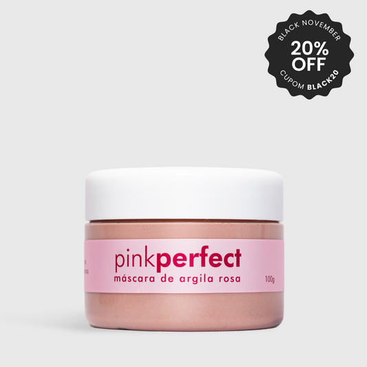 Máscara de Argila Rosa Antiacne