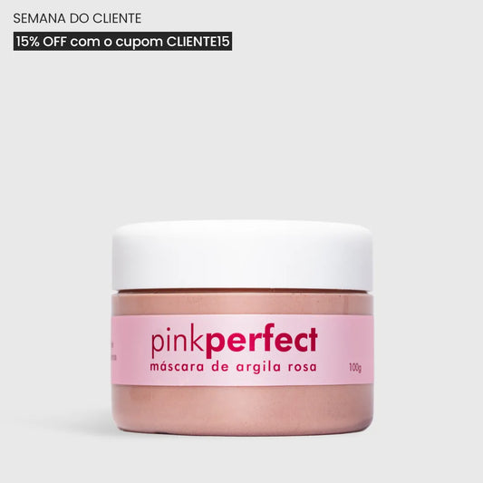 Máscara de Argila Rosa Antiacne