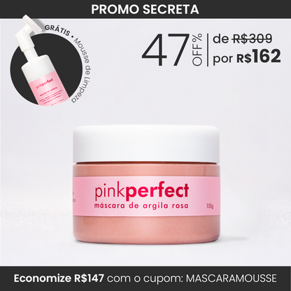 Máscara + Mousse PinkPerfect (Mês do Consumidor)