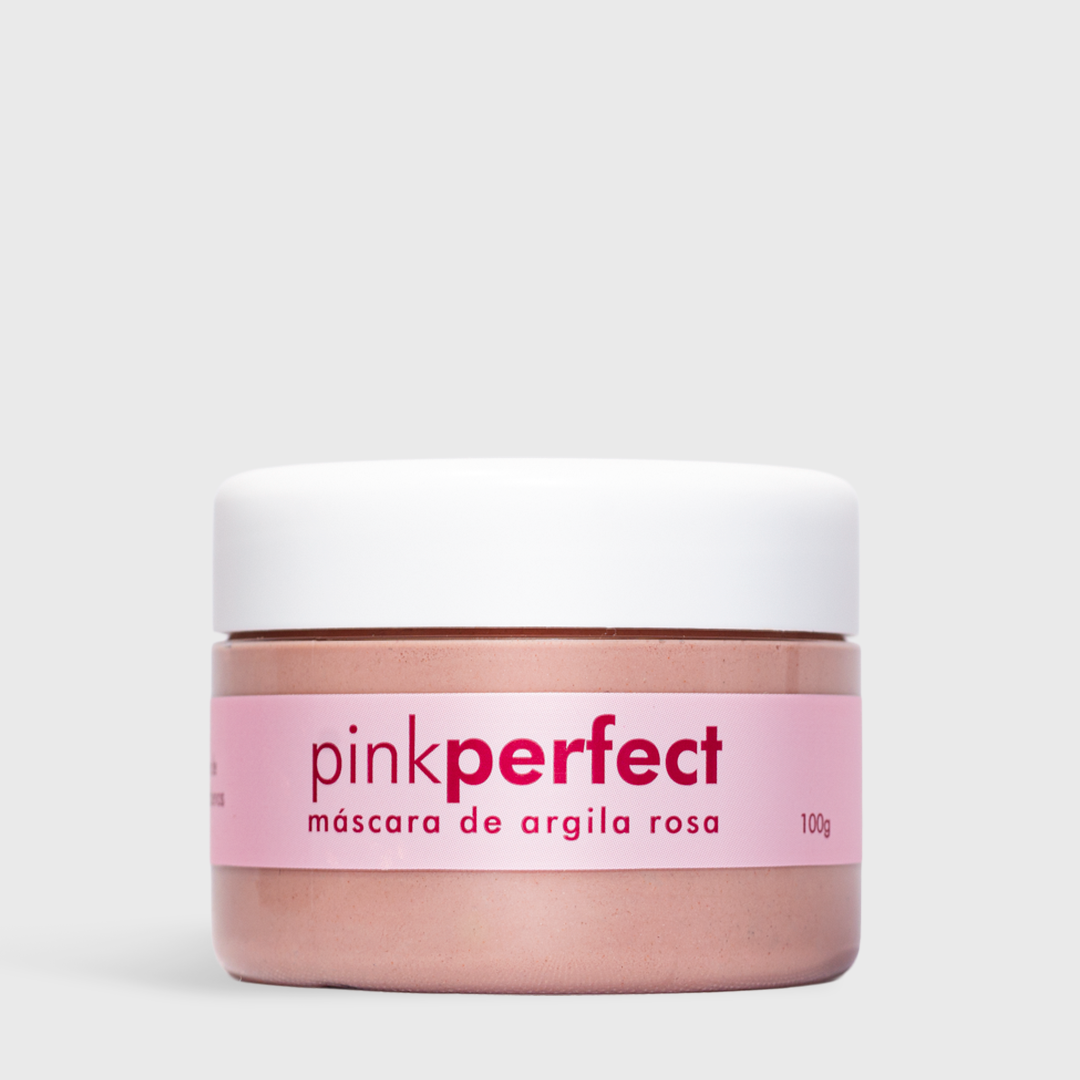Máscara de Argila Rosa Antiacne