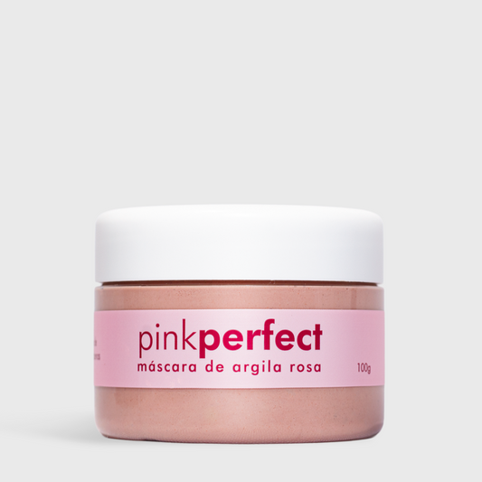 Máscara de Argila Rosa Antiacne