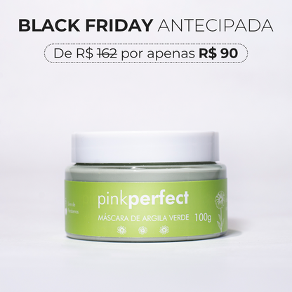 Máscara de Argila Verde Antimanchas (Tudo R$ 90)