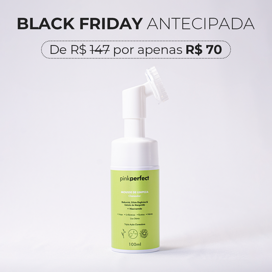 Mousse de Limpeza Clareador (Tudo R$ 70)