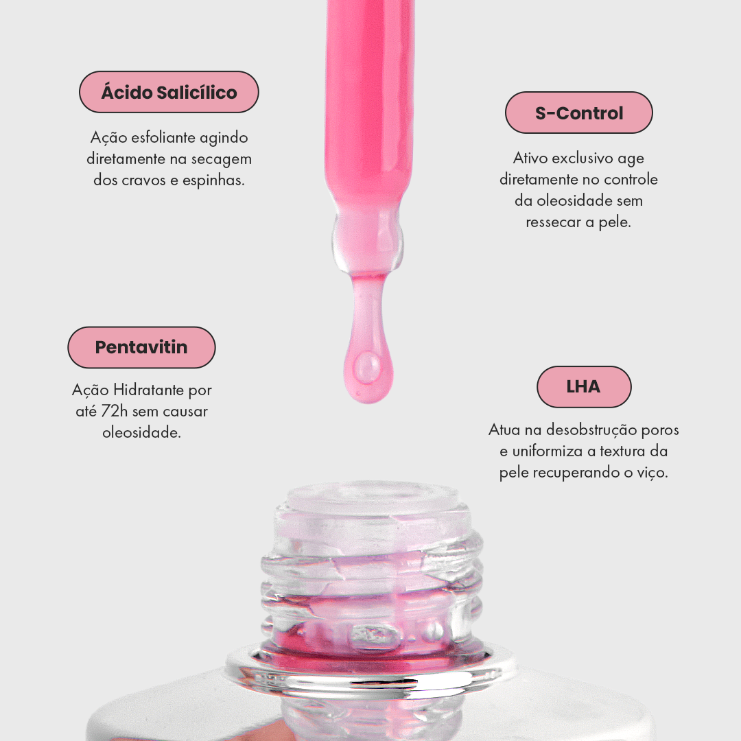 Solução S-Control | Sérum Corretor de Acne