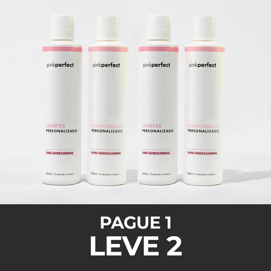 2x Shampoo e Condicionador Anti Queda