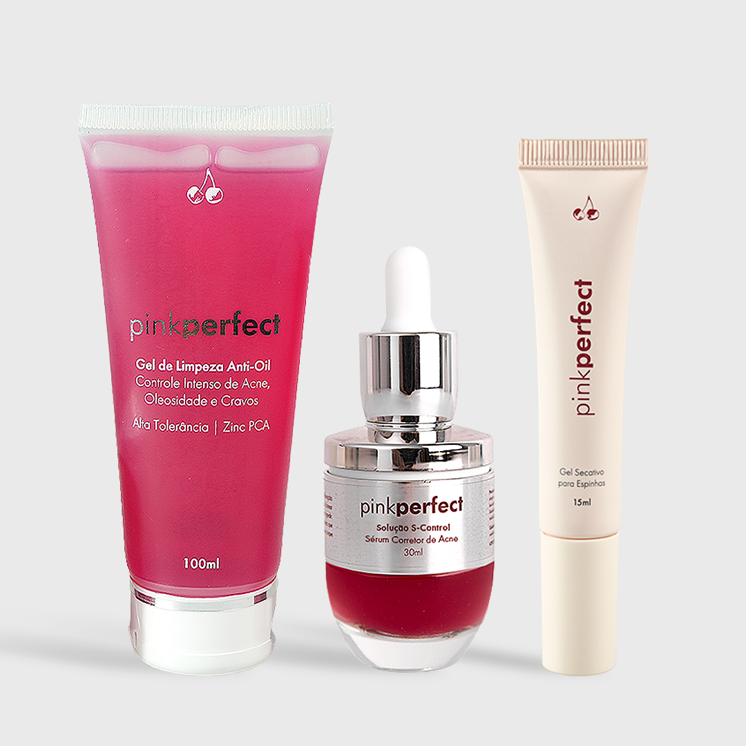 Trio Gel Secativo + Gel de Limpeza + S-Control