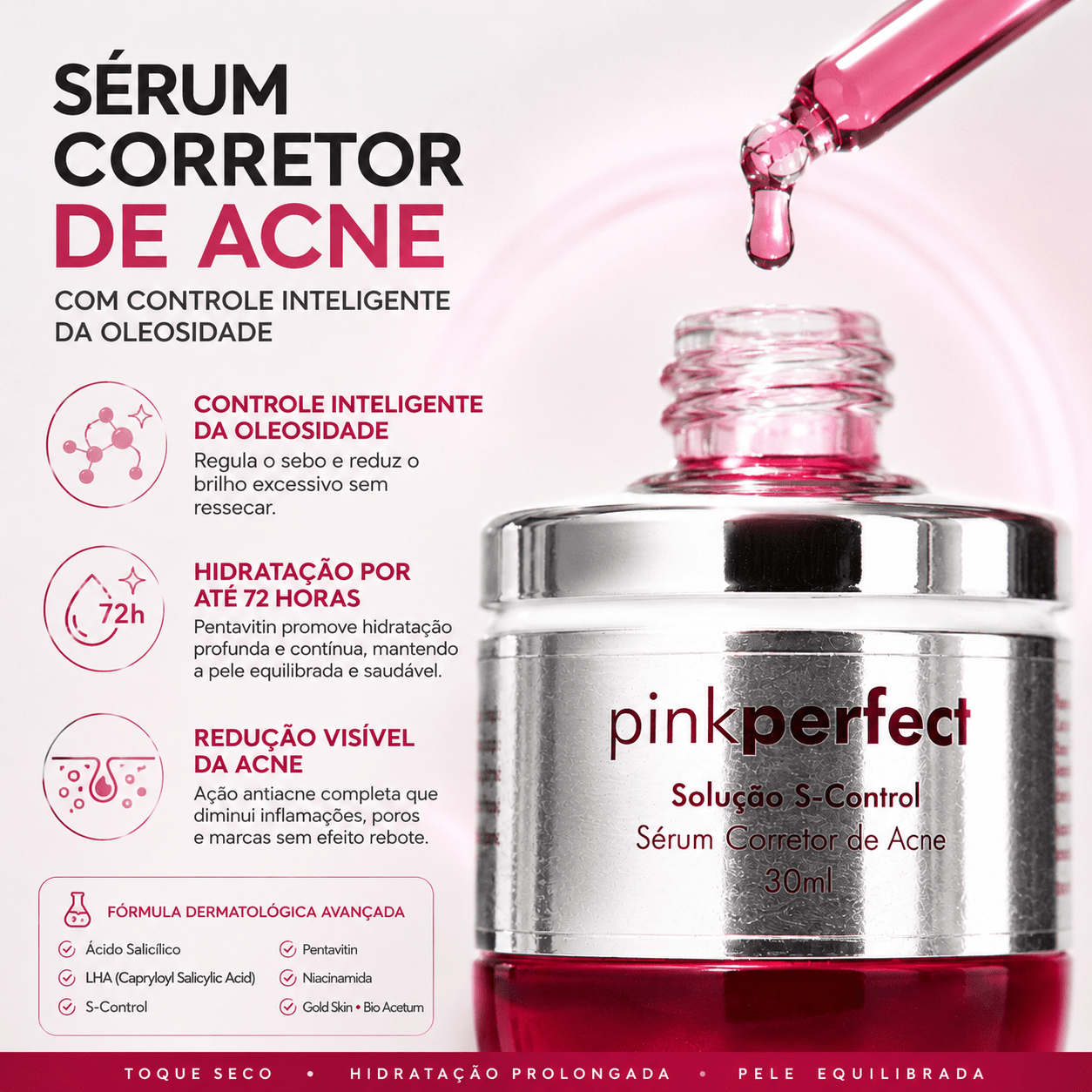 Duo S-Control + Gel Secativo | Edição Limitada - PinkPerfect