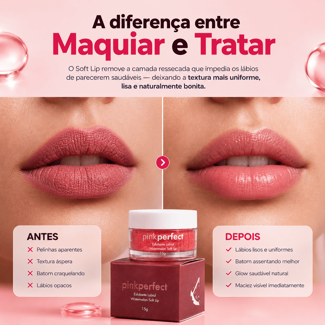 Esfoliante Soft Lip - PinkPerfect