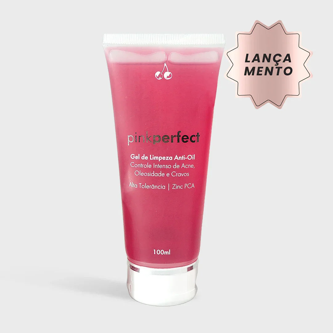 Gel de Limpeza Facial Anti - Oil exclusivo - PinkPerfect