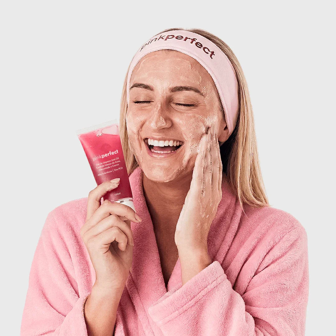 Gel de Limpeza Facial Anti - Oil exclusivo - PinkPerfect