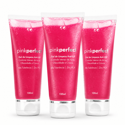 Gel de Limpeza Facial Anti-Oil exclusivo - PinkPerfect