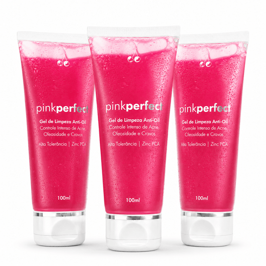 Gel de Limpeza Facial Anti-Oil exclusivo - PinkPerfect