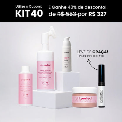 O Último Kit da Pink - 2025 Sem Acne + 1 DoubleLash de Brinde