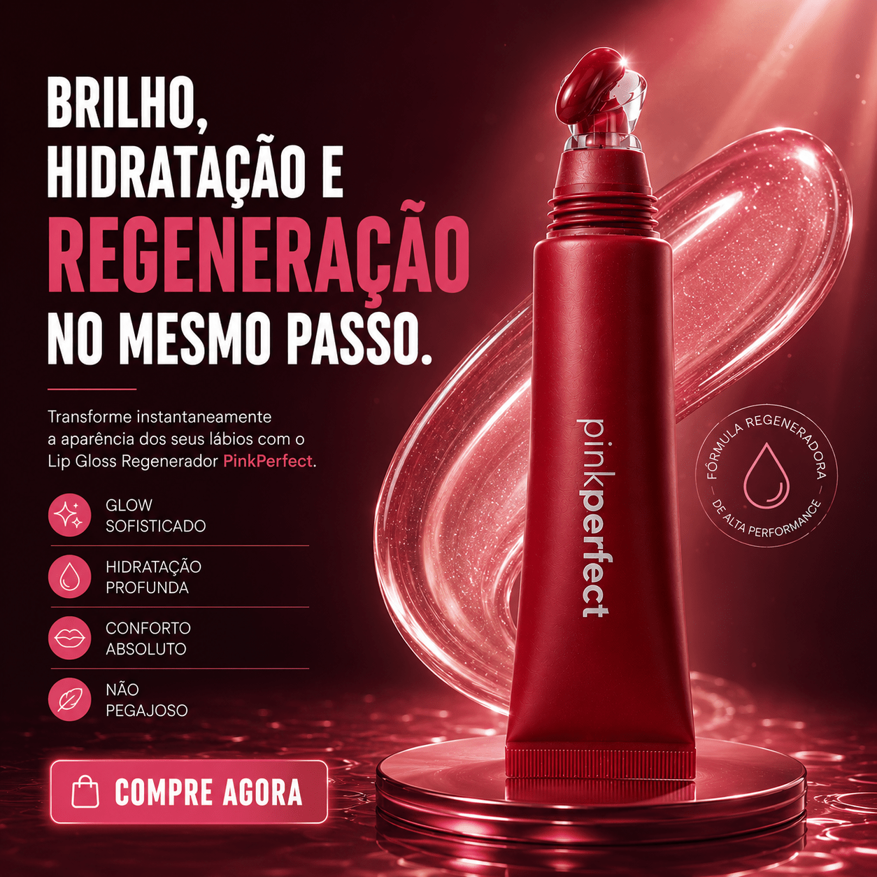 Lip Gloss Cherry - PinkPerfect