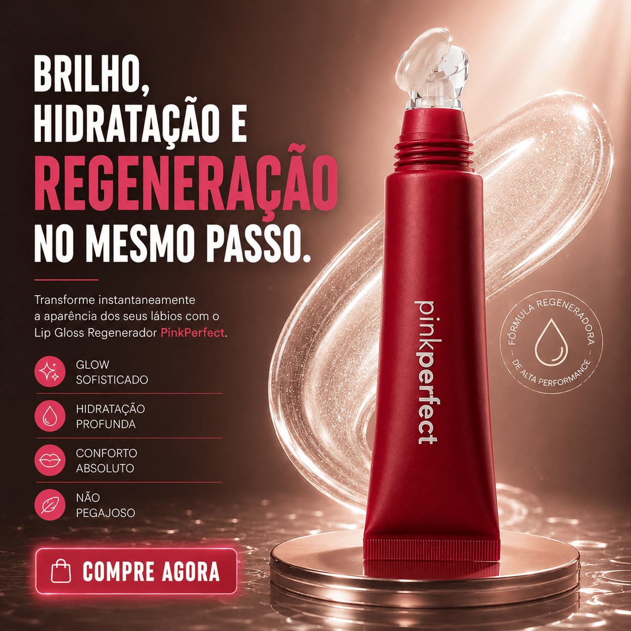 Lip Gloss Coconut - PinkPerfect