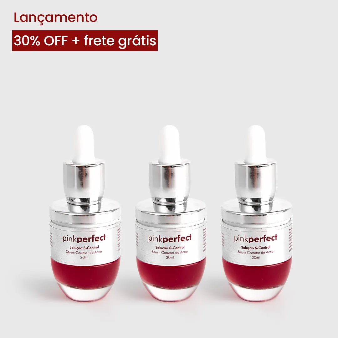 Solução S - Control | Sérum Corretor de Acne - PinkPerfect