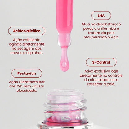 Solução S - Control | Sérum Corretor de Acne - PinkPerfect