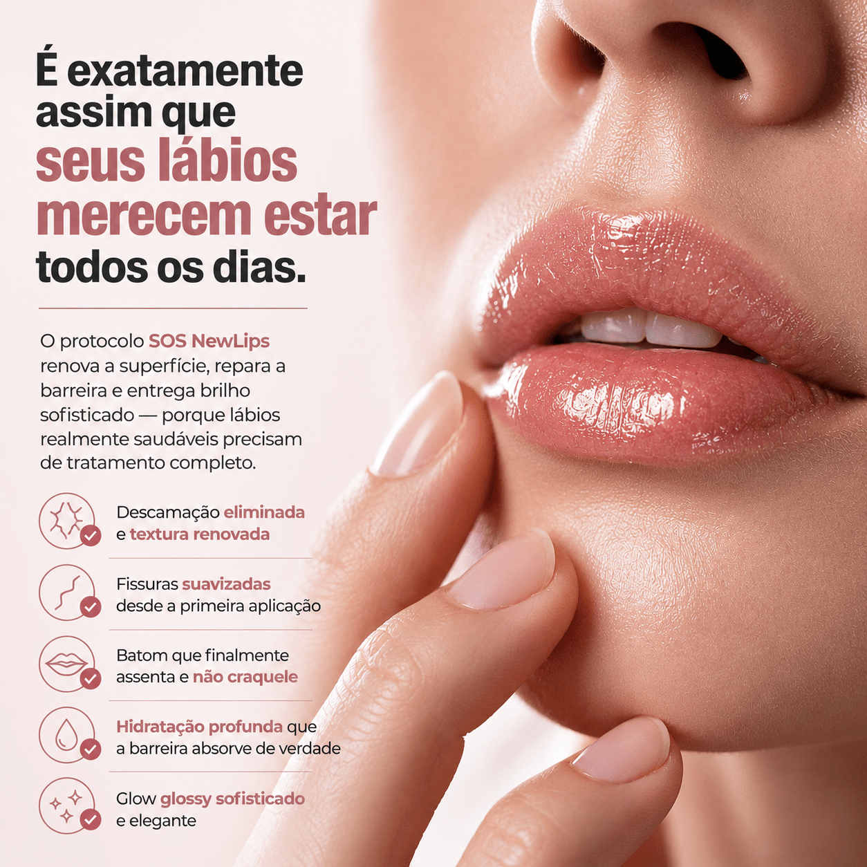 SOS NewLips Cherry | Edição Limitada - PinkPerfect